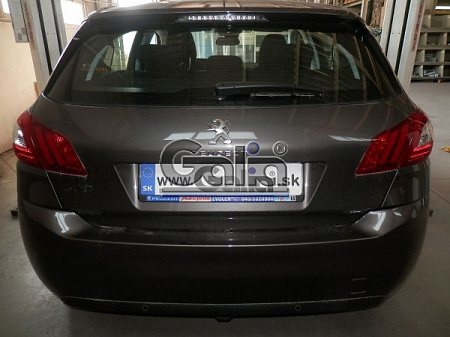 Фаркоп оцинкованный Galia C068A для Citroen C4 Picasso, C4 Grand Picasso 2013-, Peugeot 308 хетчбек, универсал 2013-