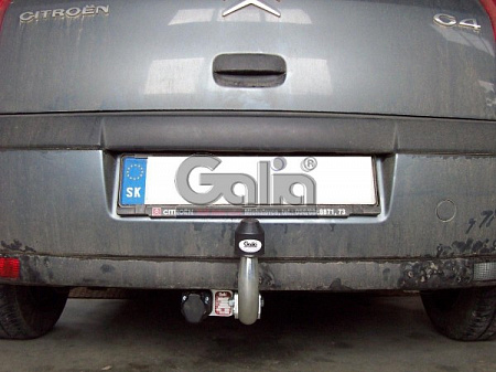 Фаркоп оцинкованный Galia C038A для Citroen C4 седан/хетчбек 2004-2010, 2010-, Peugeot 307, 308 хетчбек 3/5 дверей 2001-2007, 2007-2012
