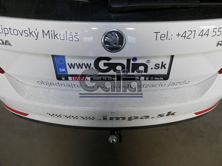 Фаркоп оцинкованный Galia S104C для Skoda Rapid лифтбек/универсал 2013-, SEAT Toledo седан 2013-