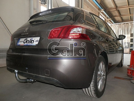 Фаркоп оцинкованный Galia C068A для Citroen C4 Picasso, C4 Grand Picasso 2013-, Peugeot 308 хетчбек, универсал 2013-