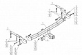 Фаркоп AvtoS TY 51 для Toyota RAV4 2007-2012