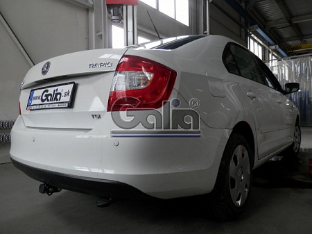 Фаркоп оцинкованный Galia S104C для Skoda Rapid лифтбек/универсал 2013-, SEAT Toledo седан 2013-