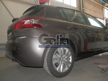 Фаркоп оцинкованный Galia C068C для Citroen C4 Picasso, C4 Grand Picasso 2013-, Peugeot 308 хетчбек, универсал 2013-