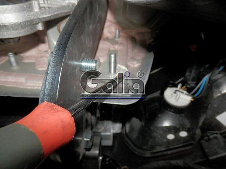 Фаркоп оцинкованный Galia C068C для Citroen C4 Picasso, C4 Grand Picasso 2013-, Peugeot 308 хетчбек, универсал 2013-