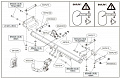 Фаркоп Brink (Thule) 587300 для Nissan Qashqai (J11) 14-
