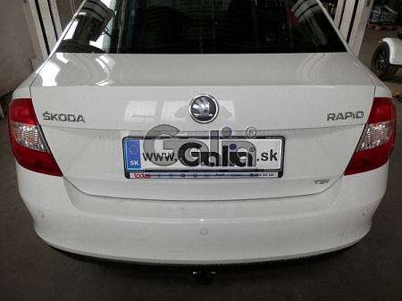 Фаркоп оцинкованный Galia S104C для Skoda Rapid лифтбек/универсал 2013-, SEAT Toledo седан 2013-