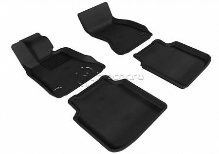 Коврики салона текст.BMW 7**-Li F02 RWD 2009-2012 LINER 3D VIP с бортиком черные