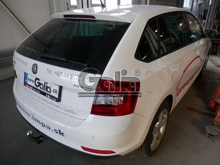 Фаркоп оцинкованный Galia S104C для Skoda Rapid лифтбек/универсал 2013-, SEAT Toledo седан 2013-