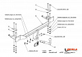 Фаркоп IMIOLA CH.004 Chevrolet Lacetti хетчбек 2004-2012