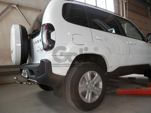 Фаркоп оцинкованный Galia L028C для Lada Niva Travel 2021-, Chevrolet Niva 2123 2008-2020, Lada Niva 2020-2021