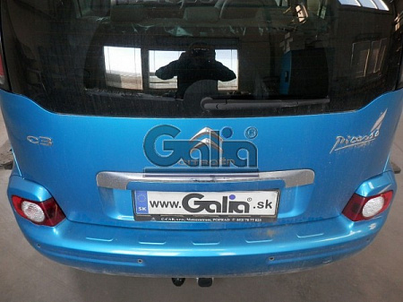 Фаркоп оцинкованный Galia C059A для Citroen C3 Picasso 2009-2017