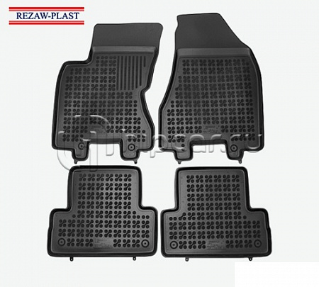 Коврики салона Nissan X-Trail II 2007-2013 с бортиками полиуретановые
