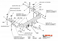 Фаркоп IMIOLA O.034 Opel Zafira B 2005-2012