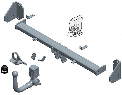 Фаркоп Brink (Thule) 617900 для BMW 1 - (F20, F21) / 2 - (F22, F45, F23, F46) / 3 - (F30, F31) / 4 - (F32, F33, F36) / X1 - F48
