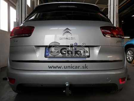 Фаркоп оцинкованный Galia C068A для Citroen C4 Picasso, C4 Grand Picasso 2013-, Peugeot 308 хетчбек, универсал 2013-
