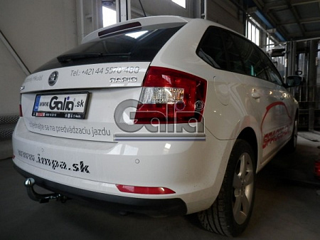 Фаркоп оцинкованный Galia S104A для Skoda Rapid лифтбек/универсал 2013-, SEAT Toledo седан 2013-