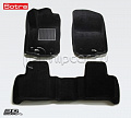 Коврики салона текст.MB X166 GL-Class 2012-> (2 ряда сид.) LINER 3D Lux с бортиком черные