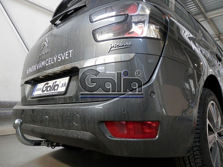 Фаркоп оцинкованный Galia C068A для Citroen C4 Picasso, C4 Grand Picasso 2013-, Peugeot 308 хетчбек, универсал 2013-