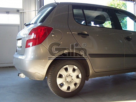 Фаркоп оцинкованный Galia S081A для Skoda Fabia хетчбек 2000-2007, 2007-2014