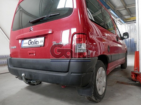 Фаркоп оцинкованный Galia C043A для Citroen Berlingo I 1996-2008, Berlingo First 2008-, Peugeot Partner I 1996-2008, Partner Origin 2008-