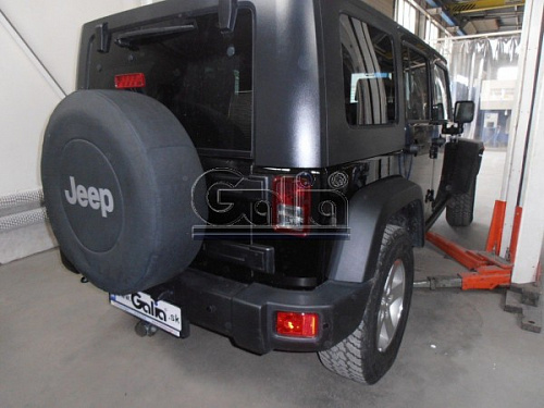 Фаркоп оцинкованный Galia J008A для Jeep Wrangler JK 2007-