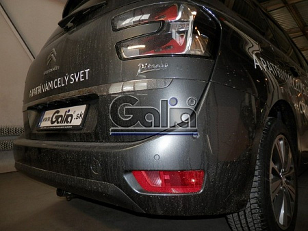 Фаркоп оцинкованный Galia C068A для Citroen C4 Picasso, C4 Grand Picasso 2013-, Peugeot 308 хетчбек, универсал 2013-