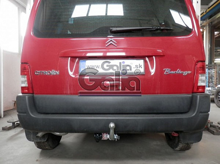 Фаркоп оцинкованный Galia C043A для Citroen Berlingo I 1996-2008, Berlingo First 2008-, Peugeot Partner I 1996-2008, Partner Origin 2008-