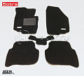 Коврики салона текст.Skoda Yeti 2009-> LINER 3D Lux с бортиком черные