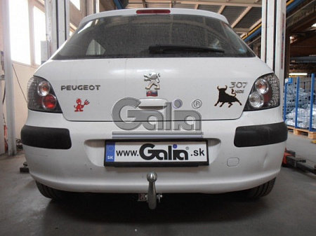 Фаркоп оцинкованный Galia C038C для Citroen C4 2004-2010, 2010-, Peugeot 307 2001-2007, Peugeot 308 2007-2012