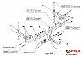 Фаркоп IMIOLA U.003 Subaru Tribeca 2006-2014