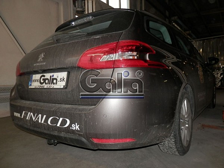 Фаркоп оцинкованный Galia C068A для Citroen C4 Picasso, C4 Grand Picasso 2013-, Peugeot 308 хетчбек, универсал 2013-