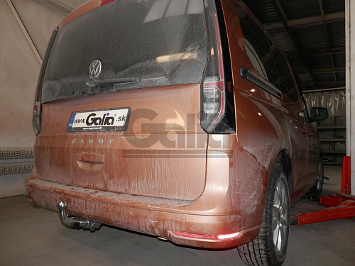 Фаркоп оцинкованный Galia V090A для Volkswagen Caddy 2020-