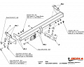 Фаркоп IMIOLA T.017 Toyota RAV4 1994-2000