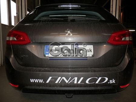Фаркоп оцинкованный Galia C068C для Citroen C4 Picasso, C4 Grand Picasso 2013-, Peugeot 308 хетчбек, универсал 2013-