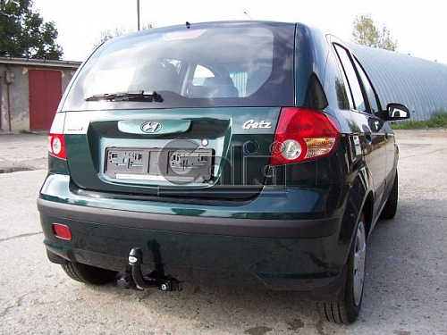 Фаркоп оцинкованный Galia H055A для Hyundai Getz 2003-2005