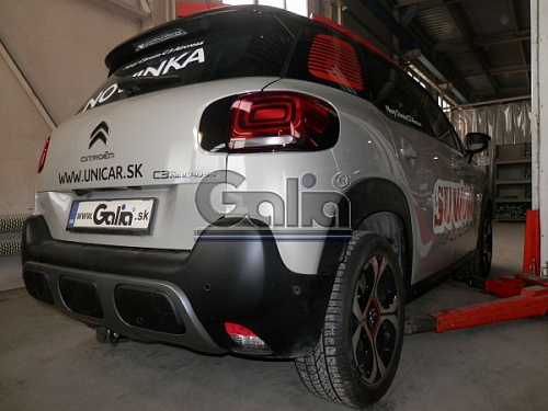Фаркоп оцинкованный Galia C073A для Citroen C3 Aircross 2018-
