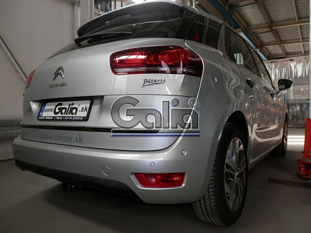 Фаркоп оцинкованный Galia C068C для Citroen C4 Picasso, C4 Grand Picasso 2013-, Peugeot 308 хетчбек, универсал 2013-