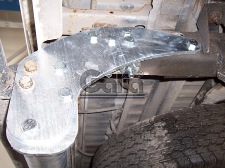 Фаркоп оцинкованный Galia N042A для Nissan NP300 2008- без подножки, Nissan Navara D22 1998-2005