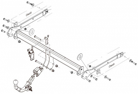 Фаркоп Brink (Thule) 604300 для MAZDA CX-3 15-