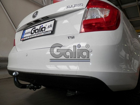 Фаркоп оцинкованный Galia S104C для Skoda Rapid лифтбек/универсал 2013-, SEAT Toledo седан 2013-