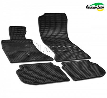 Коврики салона BMW 5** F10/F11 2010-> с ориг.фиксаторами BMW Velcro