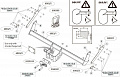 Фаркоп Brink (Thule) 608300 для TOYOTA HILUX 15-