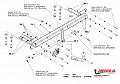 Фаркоп IMIOLA K.008 Kia Carnival 2000-2006