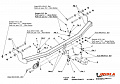 Фаркоп IMIOLA J.020 Hyundai Santa Fe 2006-2012