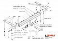 Фаркоп IMIOLA J.026 Jeep Cherokee 2001-2007