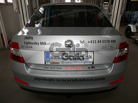 Фаркоп оцинкованный Galia S105C для Skoda Octavia седан/универсал 2013-