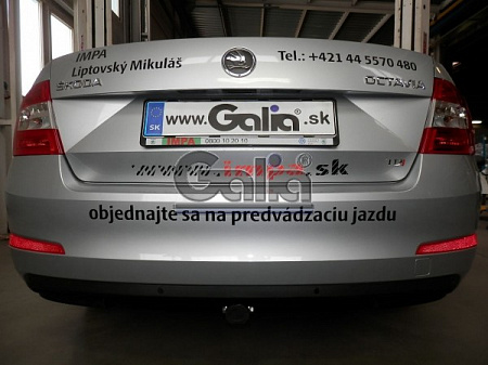 Фаркоп оцинкованный Galia S105C для Skoda Octavia седан/универсал 2013-