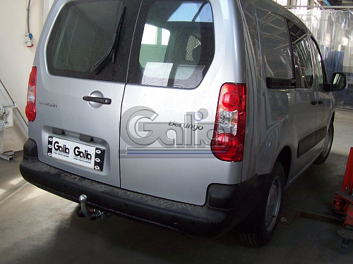Фаркоп оцинкованный Galia C062С для Peugeot Partner II 2008-, Citroen Berlingo II 2008-