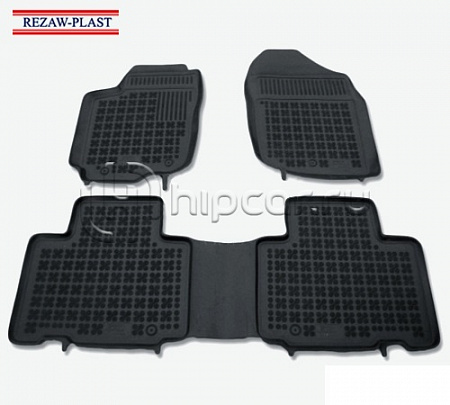 Коврики салона Toyota RAV 4 IV 2013-> с бортиками полиуретановые (3 части)