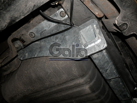 Фаркоп оцинкованный Galia C071A для Chrysler Grand Voyager 2008-, Dodge Caravan 2008-